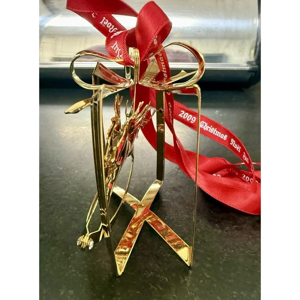 ●5001 George Jensen/2009 Christmas Ornament Rocking Horse